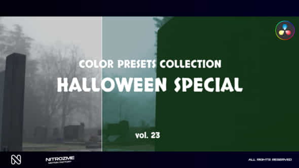 Halloween Special Lut Vol 23 For Davinci Resolve - VideoHive 48557154