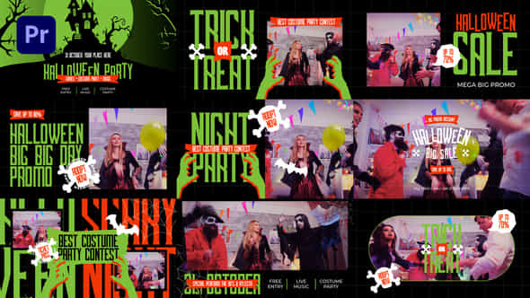 Halloween Promo Premiere Pro - VideoHive 54818673