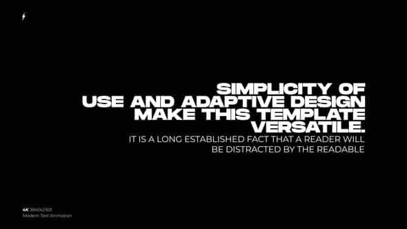 Modern Text Animation After Effects - VideoHive 54239740