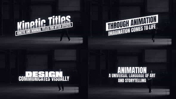 Kinetic Titles - VideoHive 47317545