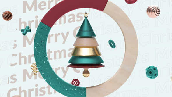 Abstract 3D Christmas - VideoHive 42008836