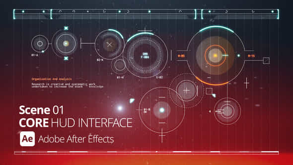 Hud Interface Core 01 Ae - VideoHive 52853356