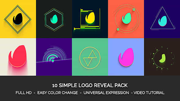 Simple Logo Reveal Pack Mogrt - VideoHive 22570659