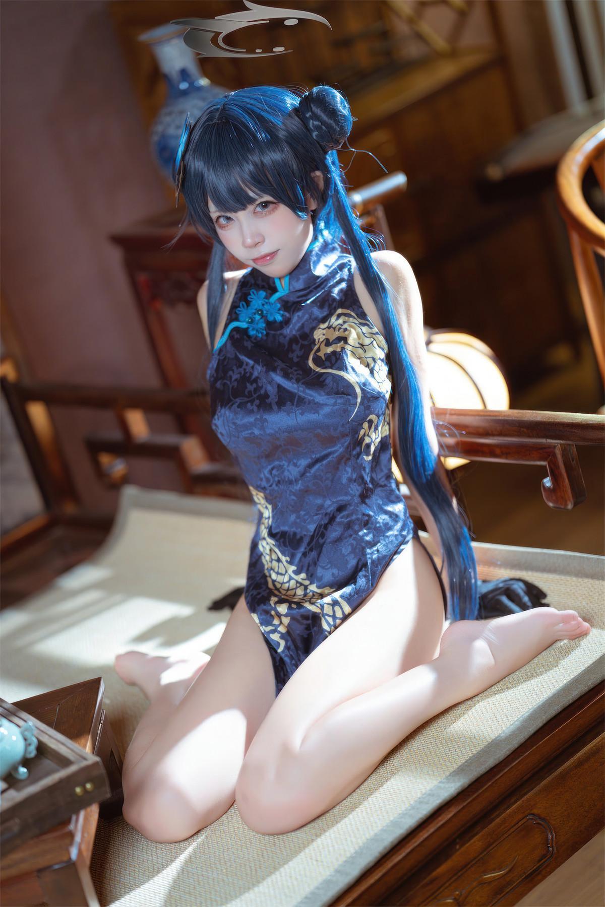 Cosplay 是三不是世w 碧蓝档案 妃咲旗袍(30)