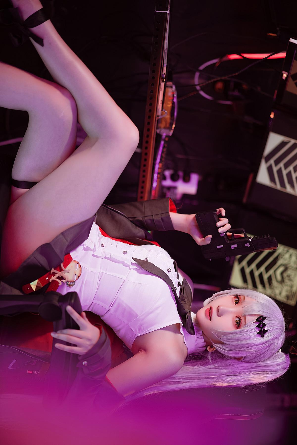 Cosplay 瓜希酱 少女前线 FN-57 Five-seveN(22)