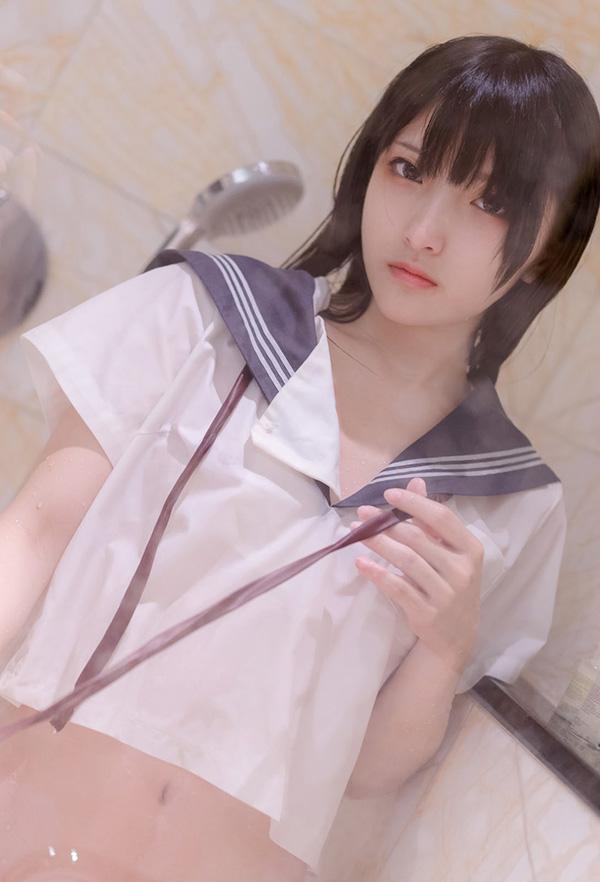 粉嫩小丁Ding回归之制服JK湿身(18)