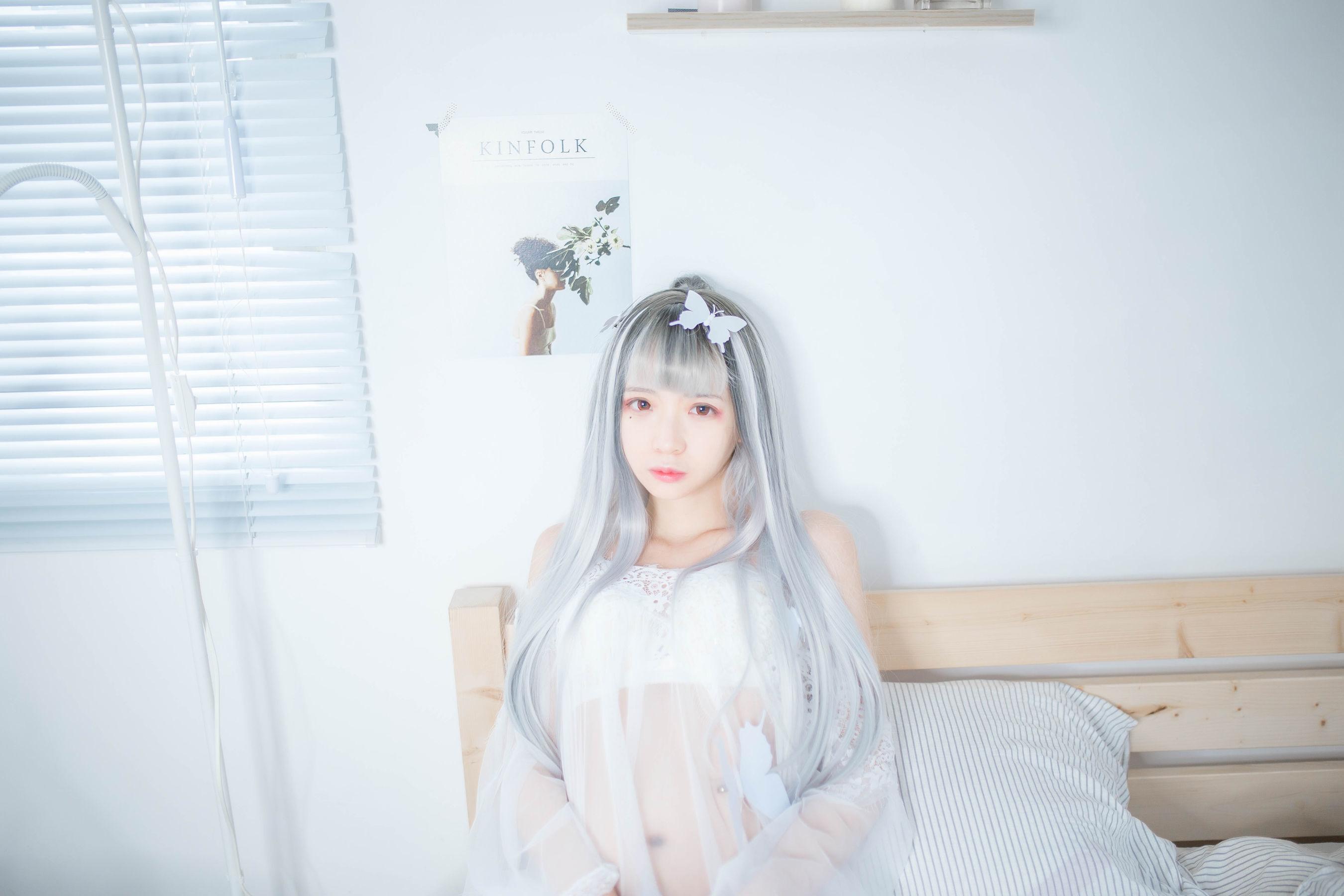 [网红COSER] 疯猫ss – 透明白纱 写真集(29)