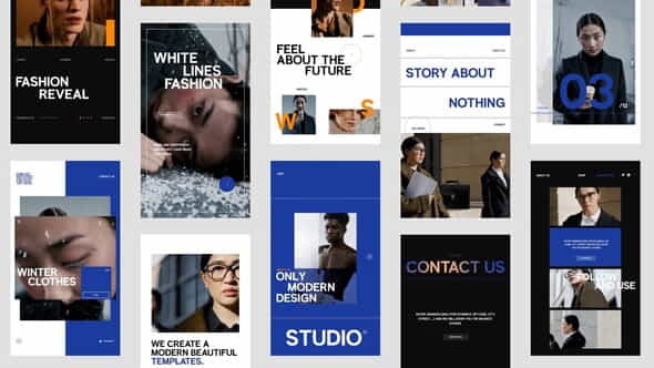 Website Promo Stories Pack - VideoHive 33930633