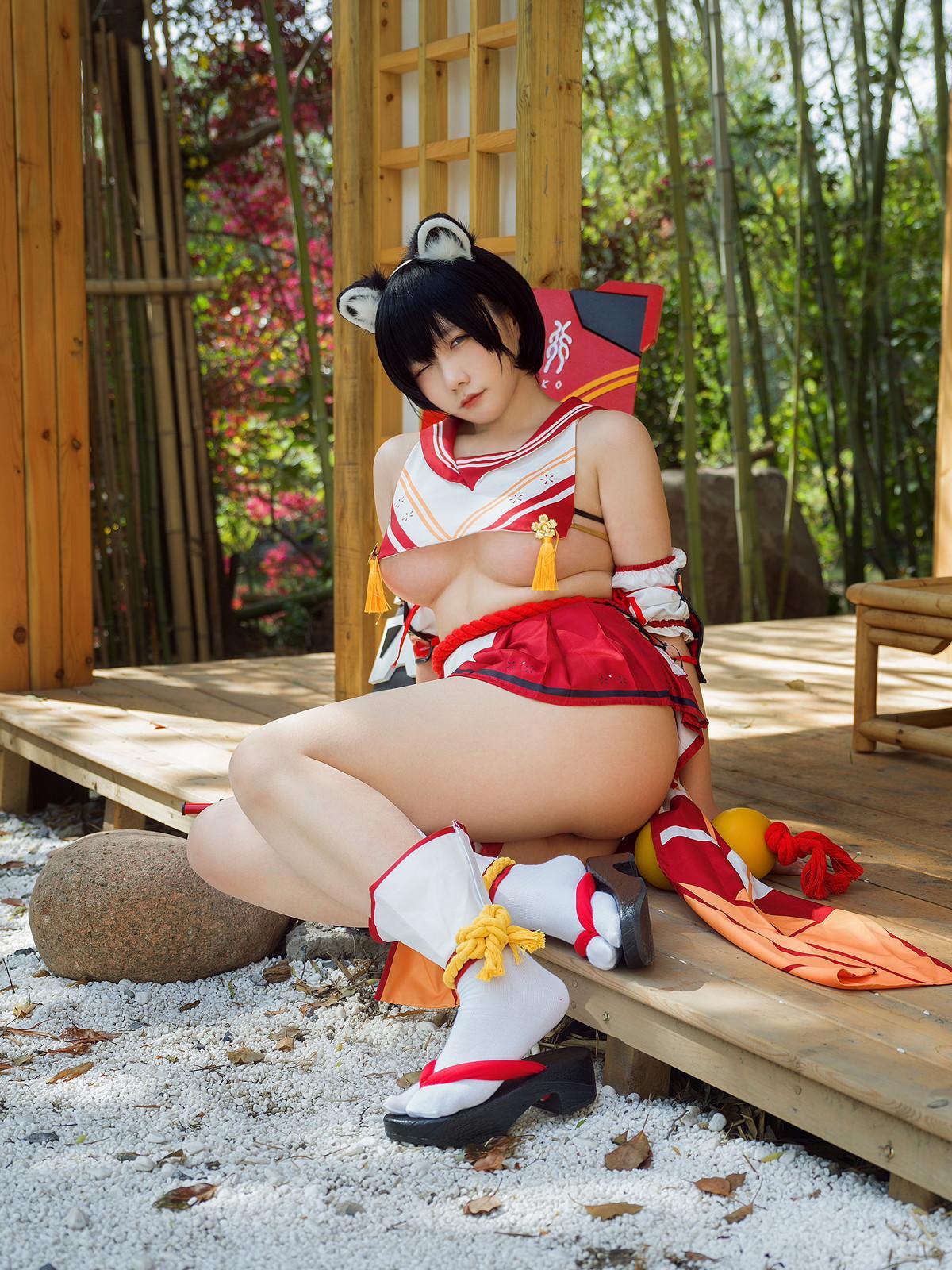 Cosplay 麻花麻花酱 椿 Tsubaki(24)