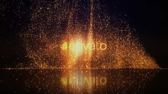 Gold Glitters Logo Reveal - VideoHive 21373742