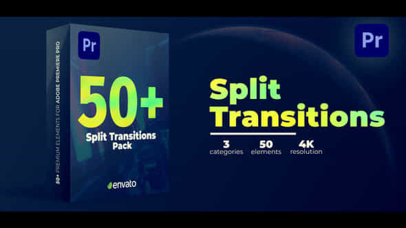 Split Transitions - VideoHive 46445313