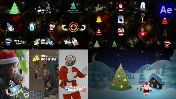 Christmas Titles And - VideoHive 42474165