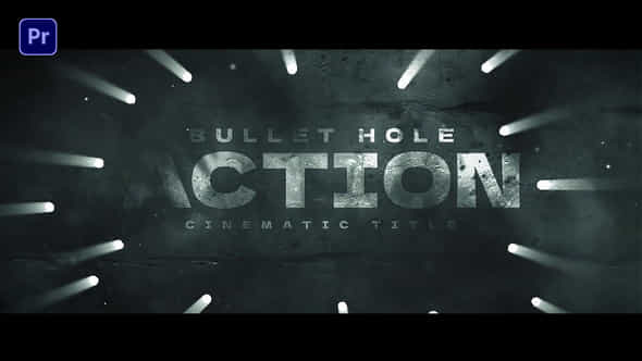 Bullet Hole Title - VideoHive 53331056