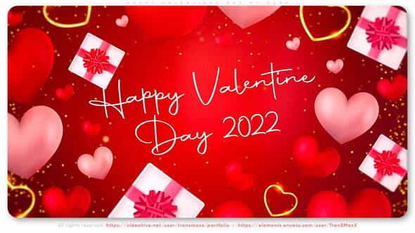 Happy Valentines Day My Dear - VideoHive 35734013