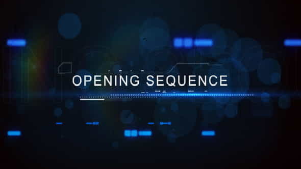 Digital Techno Opening Title - VideoHive 7228702