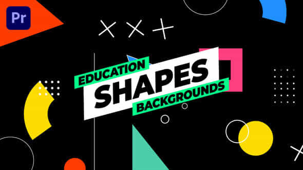 Education Shapes Backgrounds - VideoHive 53297972