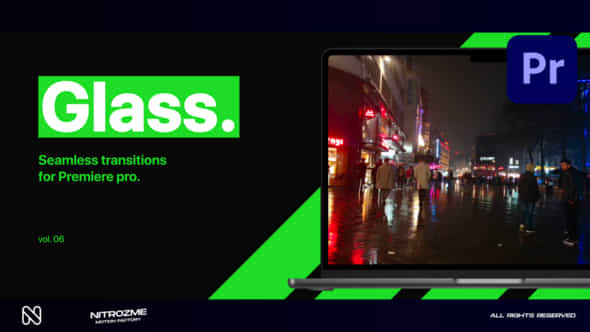 Glass Transitions Vol 06 For Premiere Pro - VideoHive 48986801