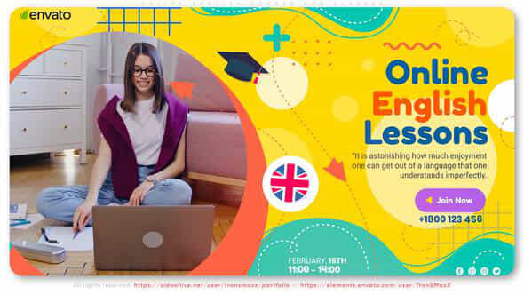 Online English Course - VideoHive 36923874