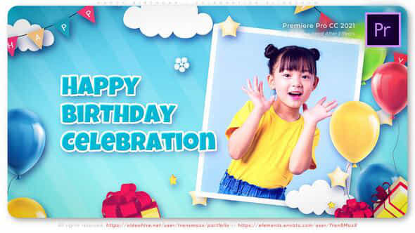 Happy Birthday Celebration Slideshow - VideoHive 49425770