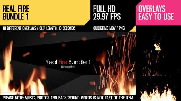 Real Fire Bundle 1 - VideoHive 6727756