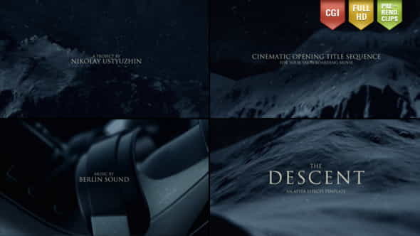 The Descent (Cinematic Titles) - VideoHive 6732416