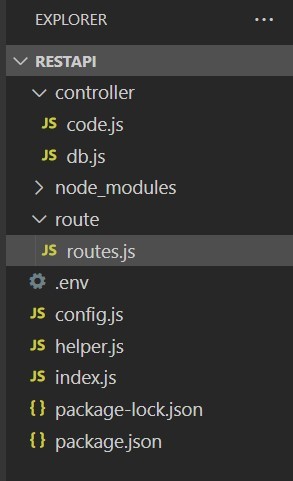 node js folder structure azad 