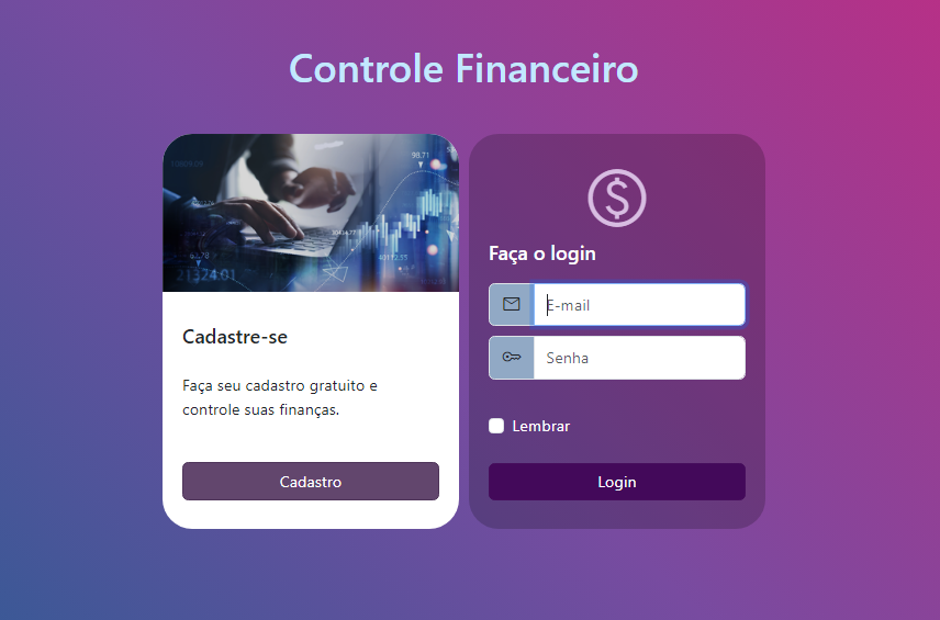 Controle Financeiro