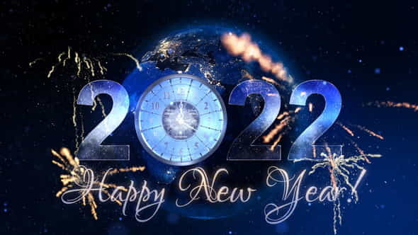 New Year Countdown Clock 2022 - VideoHive 9819353
