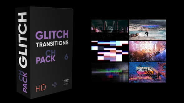 Glitch Transitions - VideoHive 35721222
