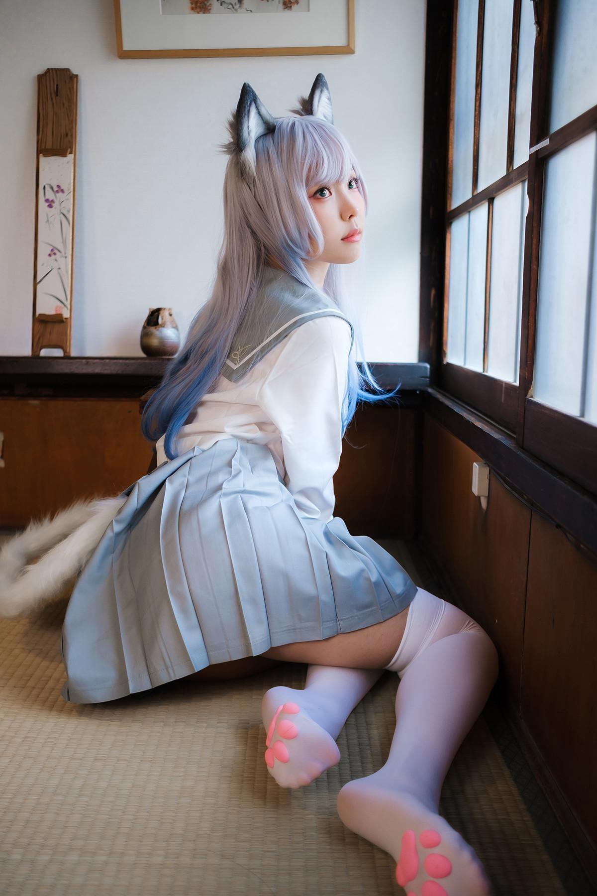 Cosplay ElyEE子 Veranda White Cat緣廊白貓(31)