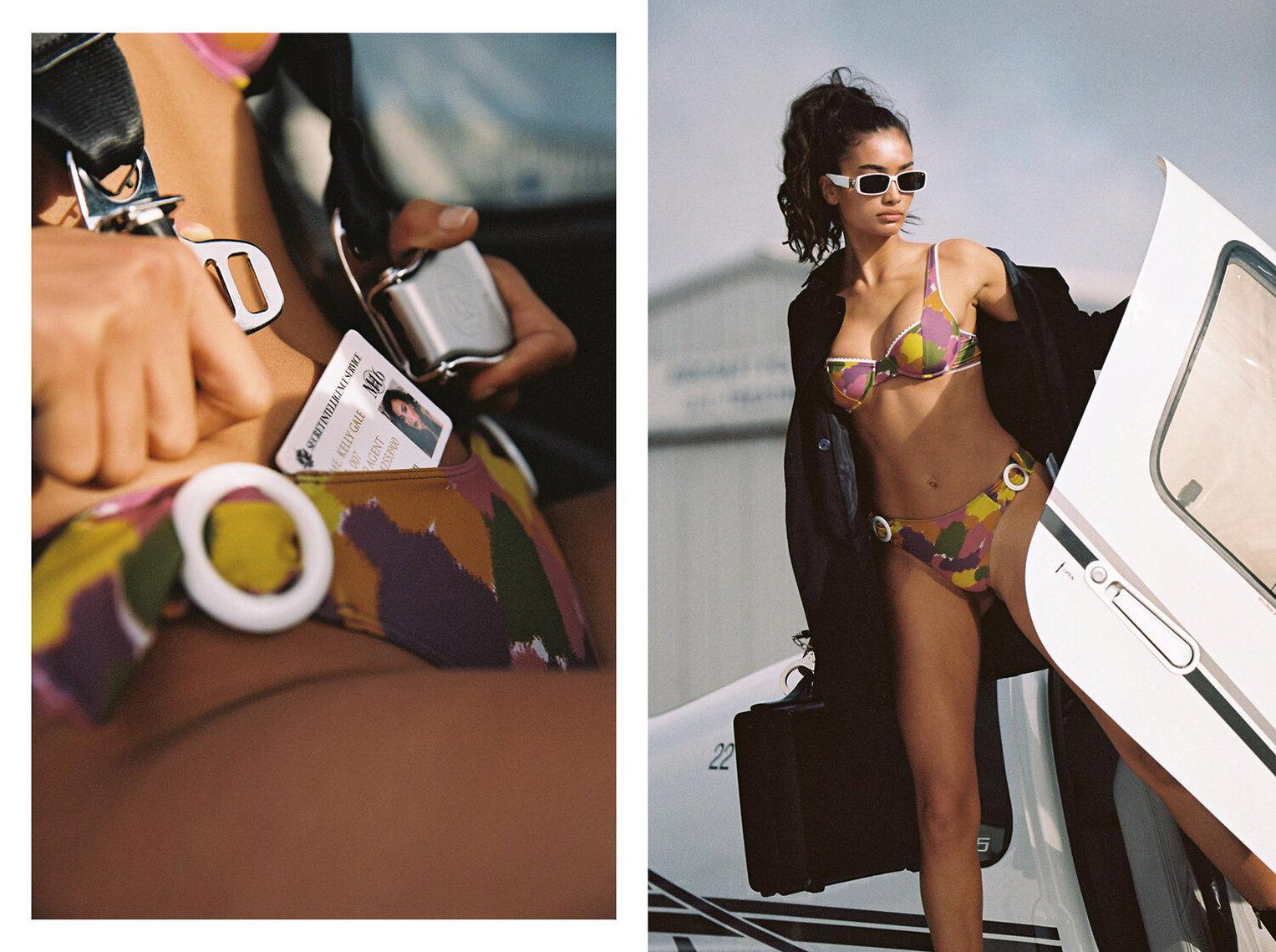 Келли Гейл в купальниках модного бренда Bamba Swimwear, лето 2020 / фото 23