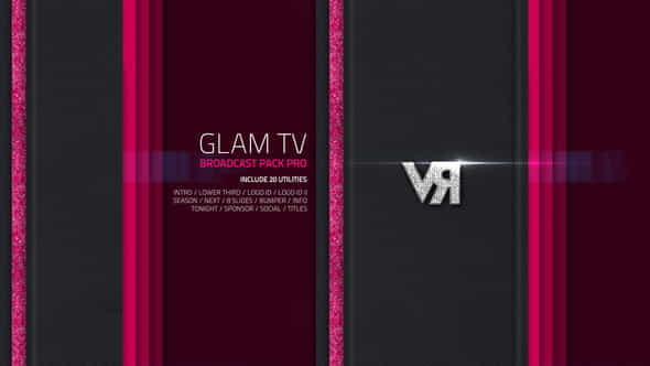 Glam TV - Broadcast Pack - VideoHive 5311080