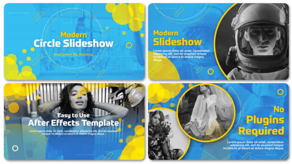 Modern Circle Slideshow - VideoHive 52108497