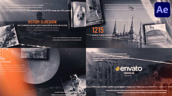 Historical Photography Slideshow - VideoHive 48235448