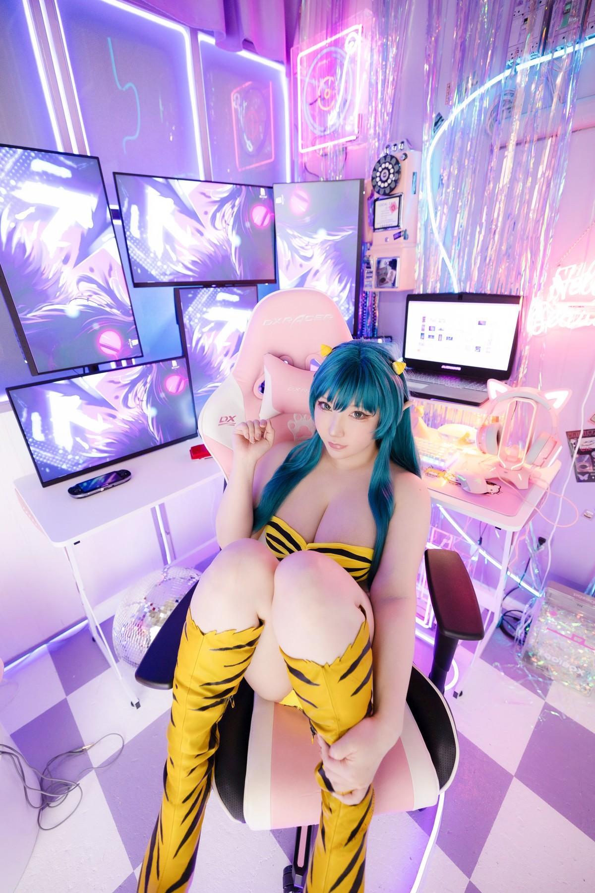 Cosplay SAKUサク Lum ラム うる星やつら Set.02(29)