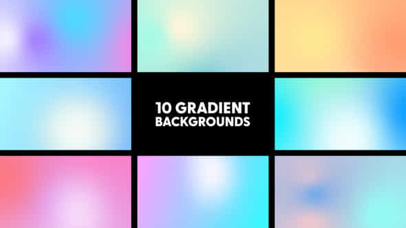Gradient Backgrounds - VideoHive 44254337