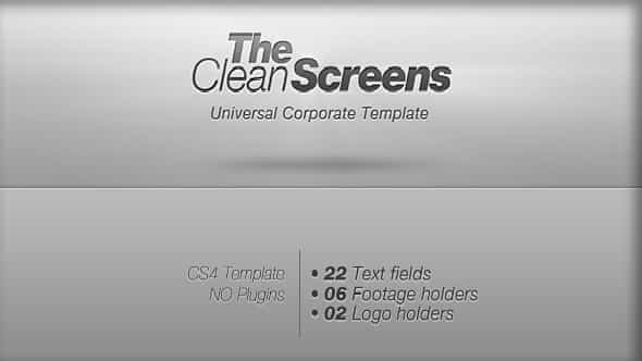 Clean Screens - VideoHive 115739