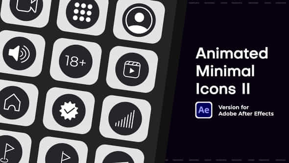 Animated Minimal Icons - VideoHive 45260562