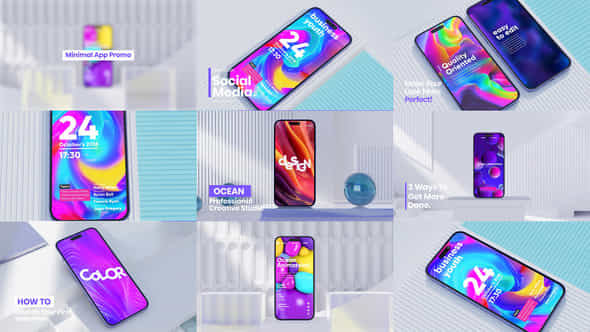 Minimalistic App Promo - VideoHive 45905355