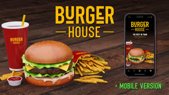 Burger House Logo - VideoHive 46354792