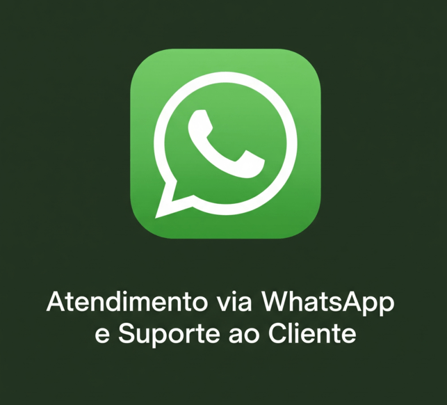 Atendimento via WhatsApp e suporte ao cliente