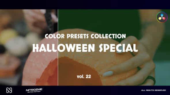 Halloween Special Lut Vol 22 For Davinci Resolve - VideoHive 48557151