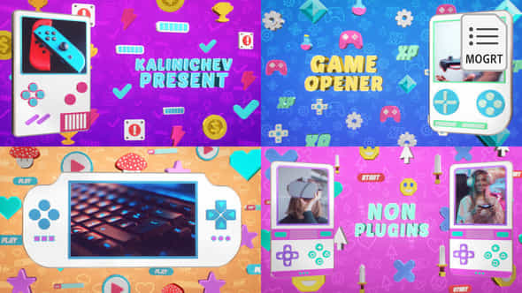 Gaming Pixel Opener - VideoHive 38694567