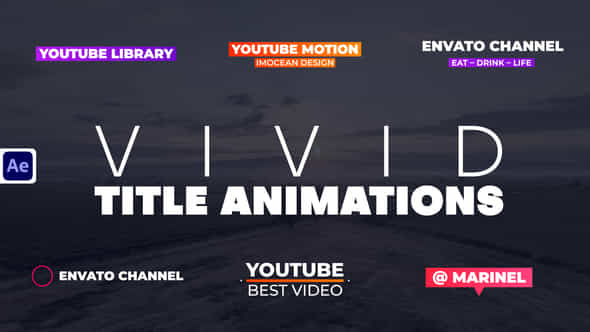 Vivid Title Animations - VideoHive 45860773