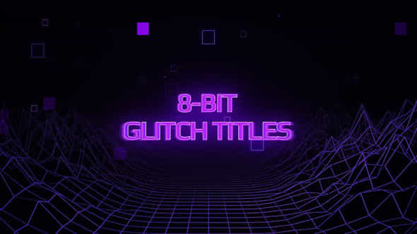 8-Bit Glitch Titles - VideoHive 45167574