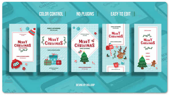 Merry Christmas Stories V2 - VideoHive 55355286