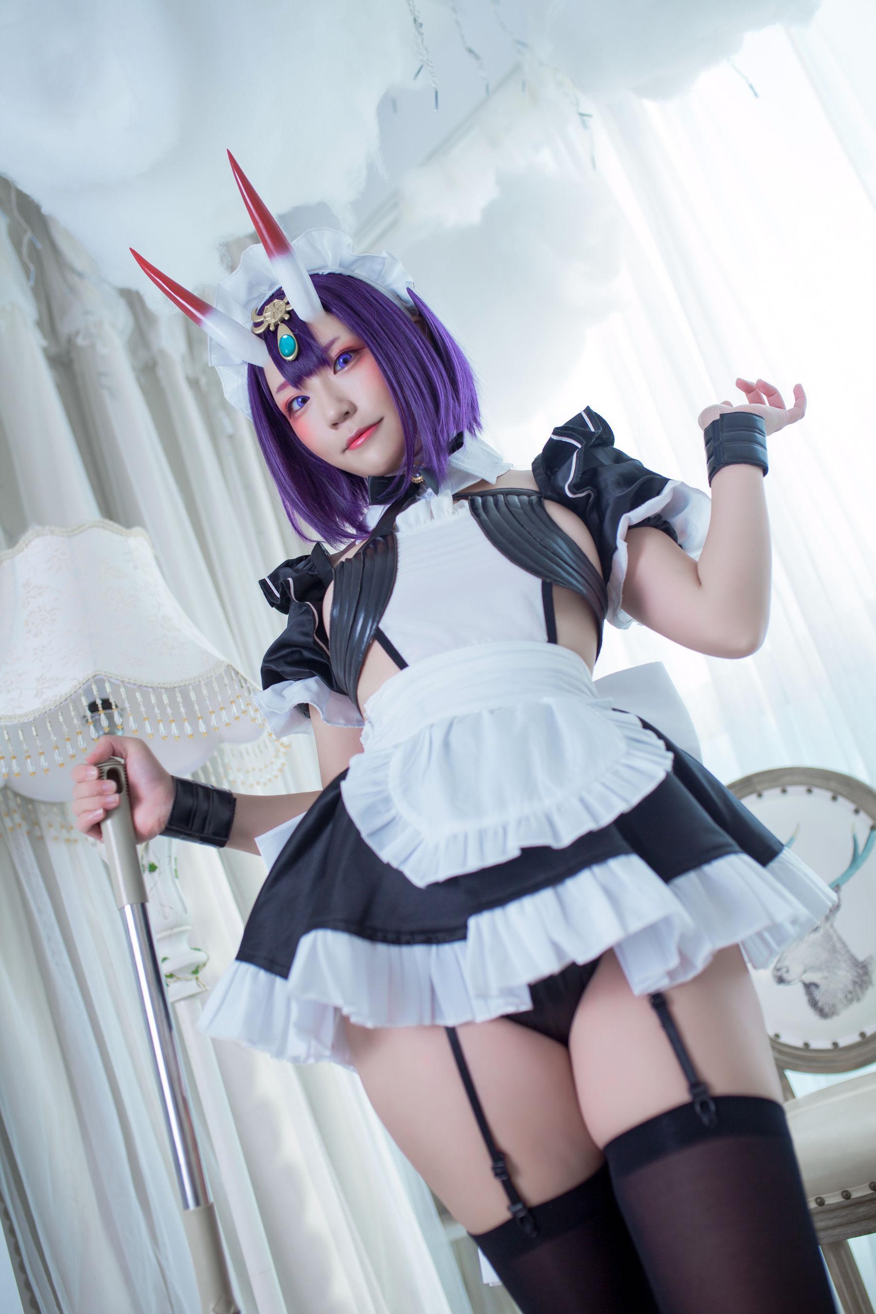 [网红COSER] 动漫博主Mime弥美 – 酒呑童子女仆(2)