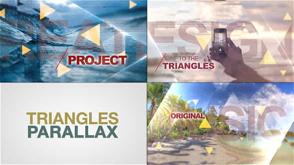 Triangles World of Parallax - VideoHive 17368688