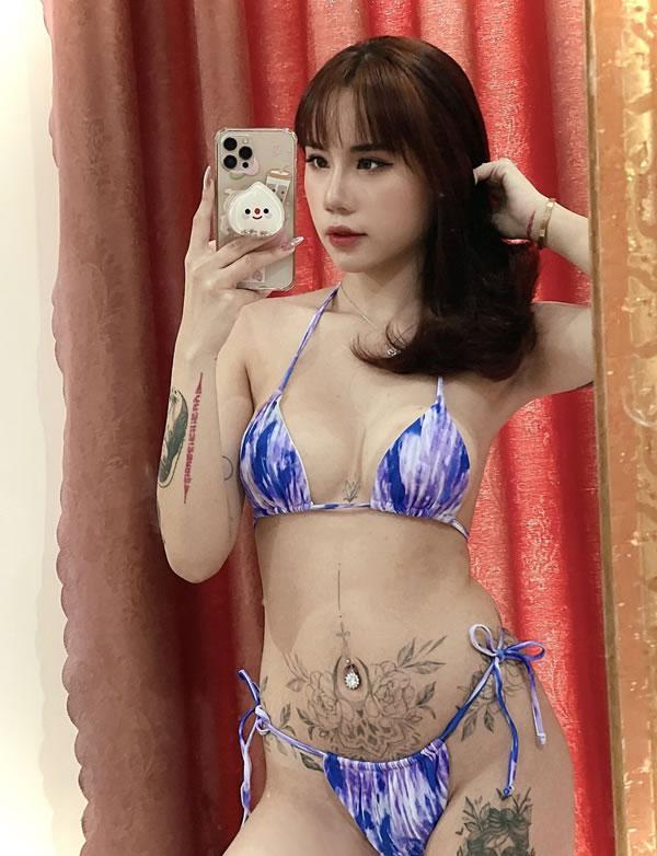 长发乳环美女无圣光人体图集(11)