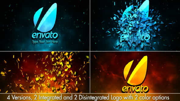 Cinematic Fire Shatter Logo - VideoHive 3777216